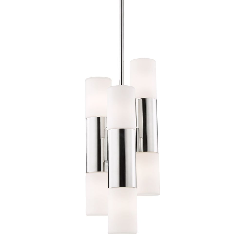 Mitzi by Hudson Valley H196706-PN Lola 6 Light Pendant in Polished Nickel