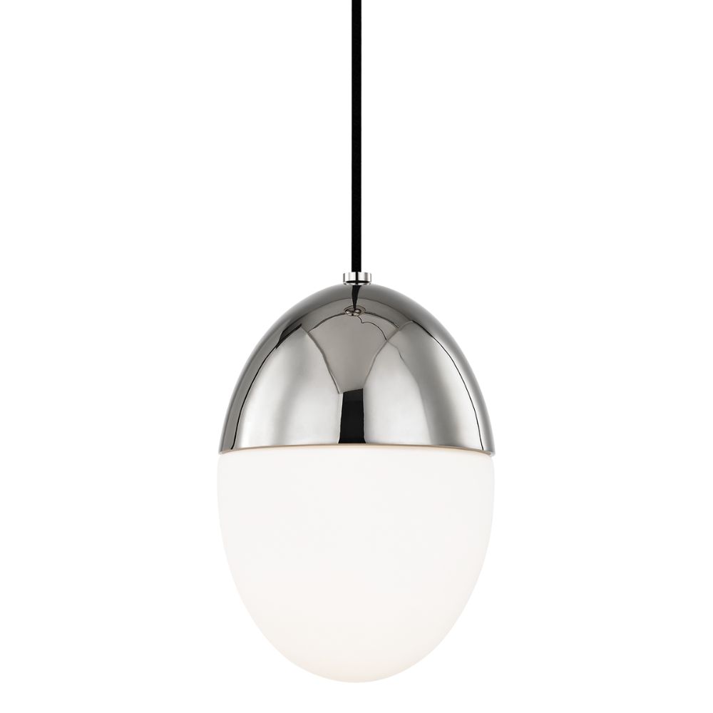 Mitzi by Hudson Valley H206701L-PN Orion 1 Light Large Pendant in Polished Nickel