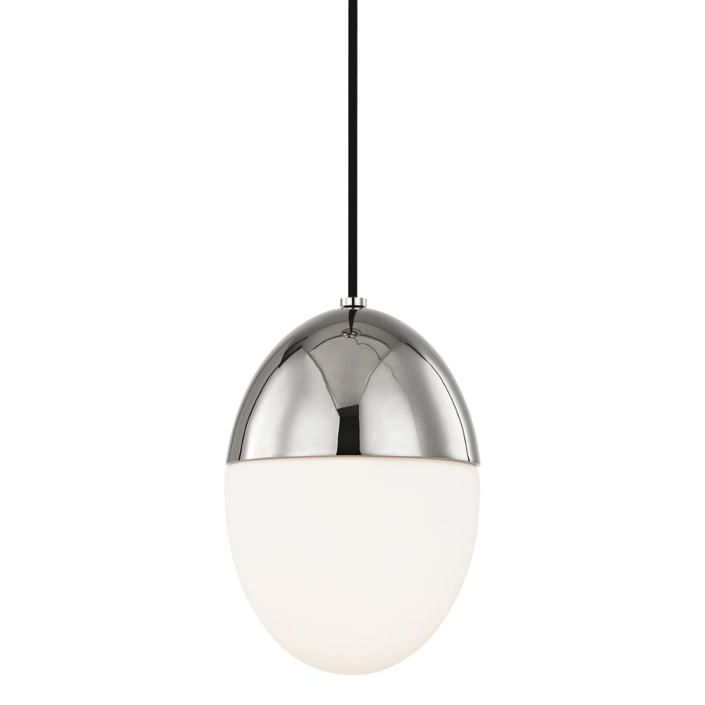 Mitzi by Hudson Valley H206701S-PN Orion 1 Light Small Pendant in Polished Nickel