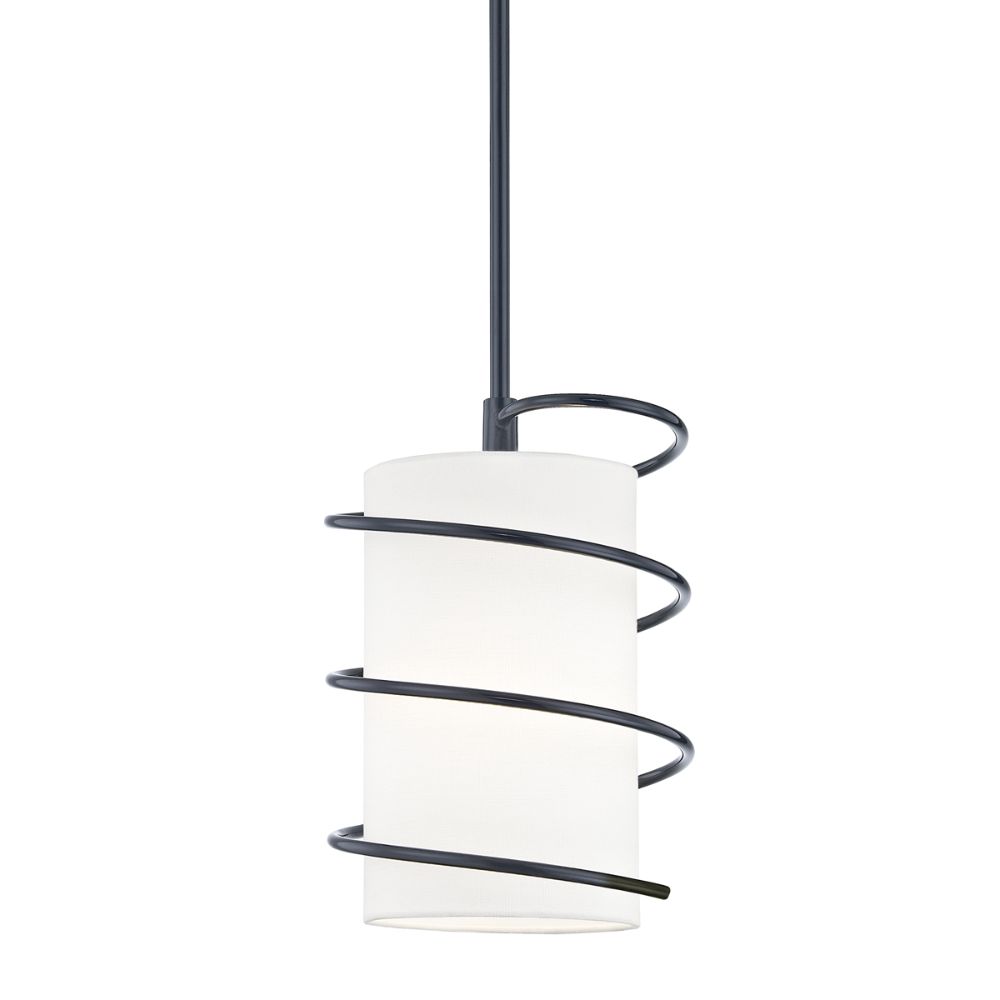 Mitzi by Hudson Valley H237701S-NVY Carly 1 Light Small Pendant in Navy