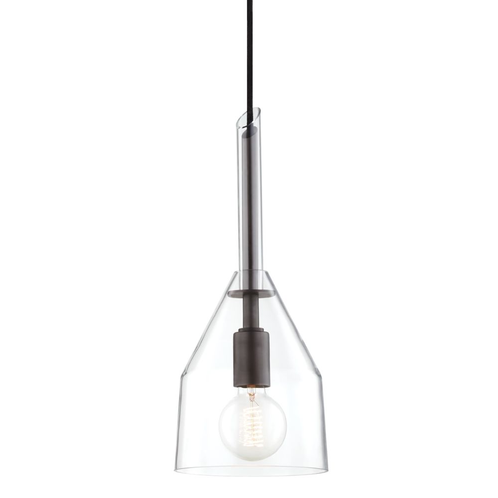 Mitzi by Hudson Valley H252701S-OB Sloan 1 Light Small Pendant in Old Bronze