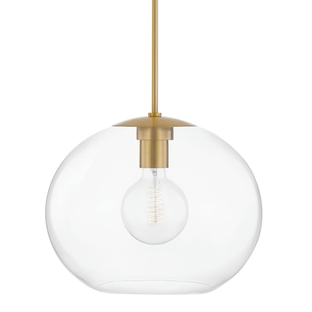 Mitzi by Hudson Valley Lighting H270701XL-AGB 1 Light Extra Large Pendant