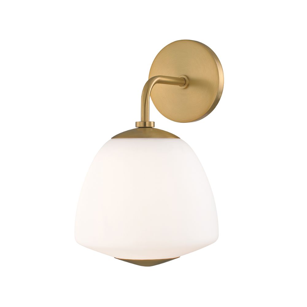 Mitzi by Hudson Valley Lighting H288101-AGB JANE 1 Light Wall Sconce