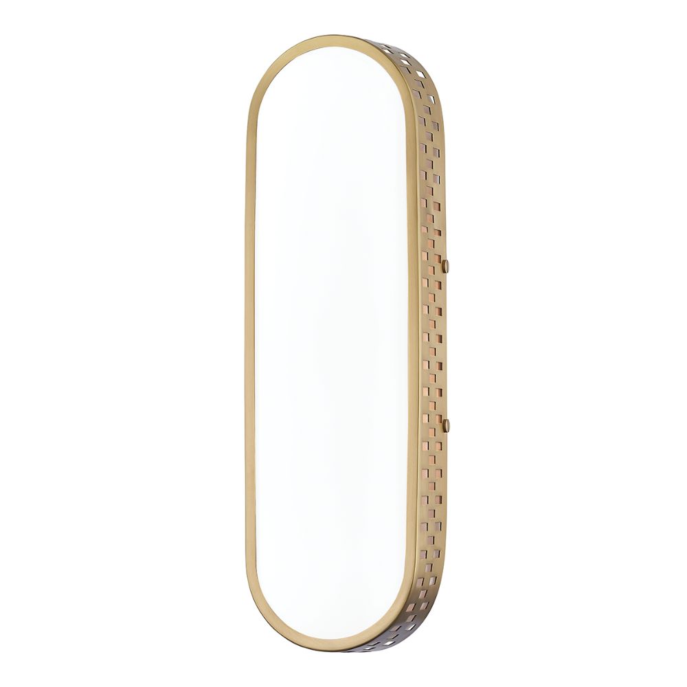 Mitzi by Hudson Valley Lighting H329102-AGB Phoebe Aged Brass 2 Light Wall Sconce