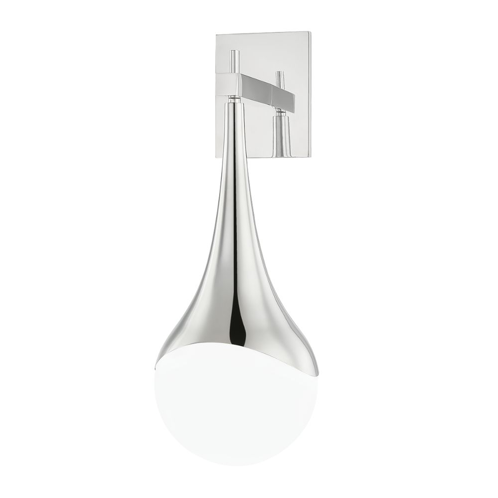 Mitzi by Hudson Valley Lighting H375101-PN Ariana Polished Nickel 1 Light Wall Sconce