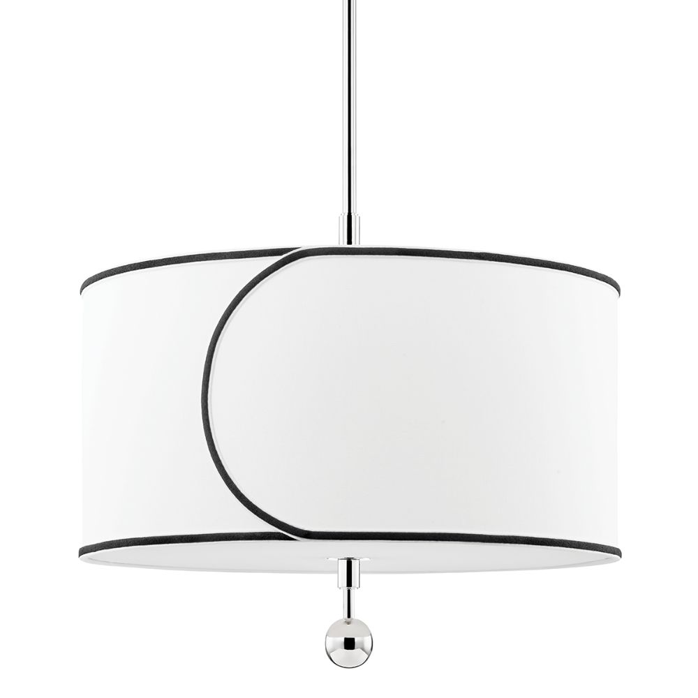 Mitzi by Hudson Valley H381701L-PN 3 LIGHT LARGE PENDANT in Polished Nickel