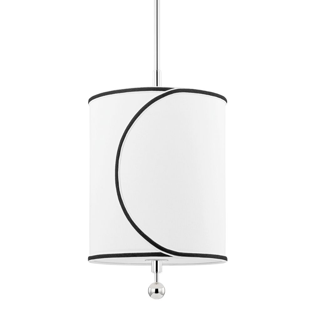 Mitzi by Hudson Valley H381701S-PN 1 LIGHT SMALL PENDANT in Polished Nickel