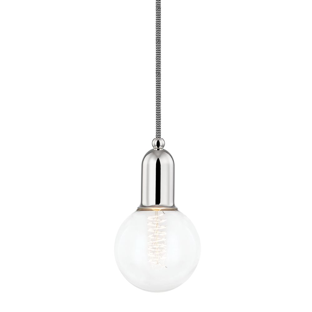 Mitzi by Hudson Valley H419701-PN 1 LIGHT PENDANT in Polished Nickel