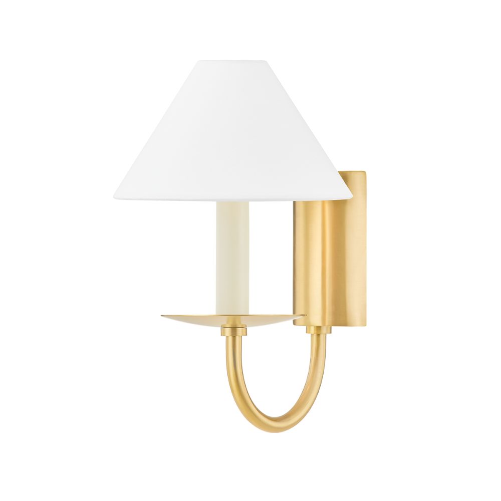 Mitzi by Hudson Valley Lighting H464101-AGB 1 Light Wall Sconce in Aged Brass