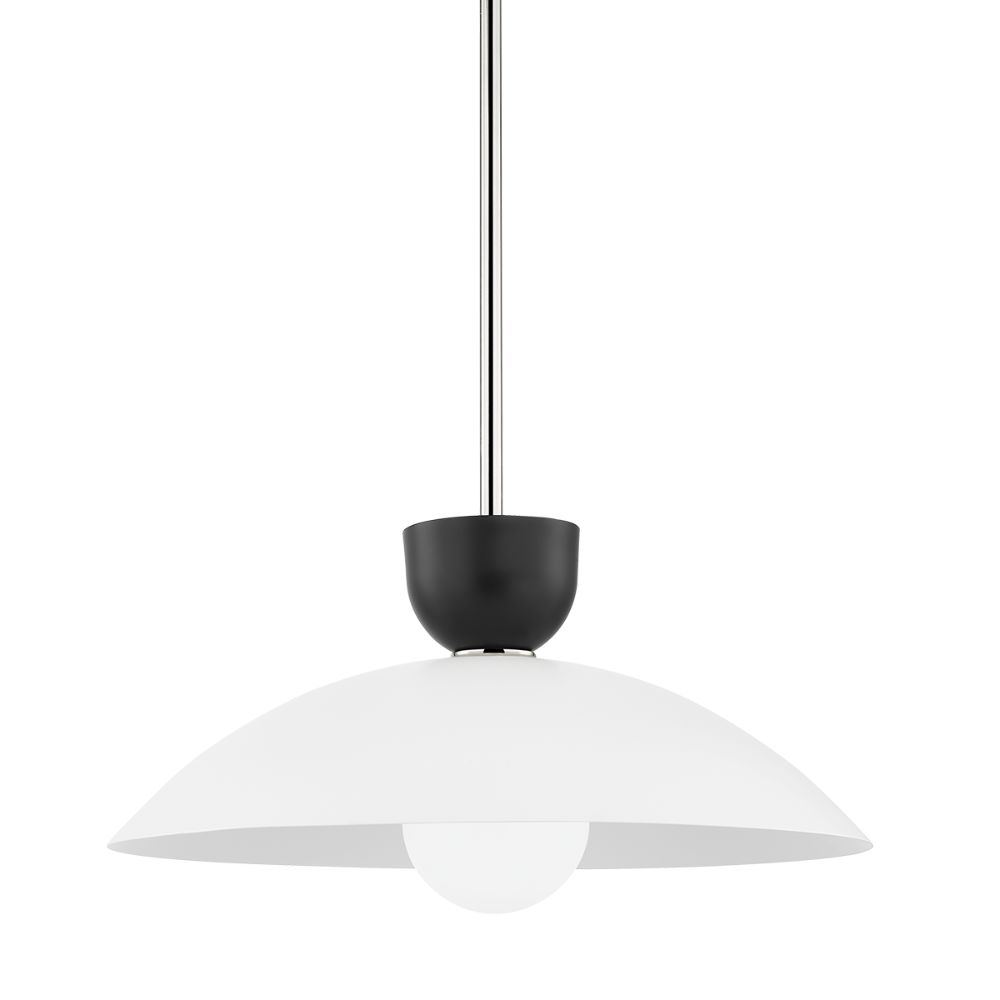 Mitzi by Hudson Valley Lighting H481701L 1 Light Large Pendant in Polished Nickel