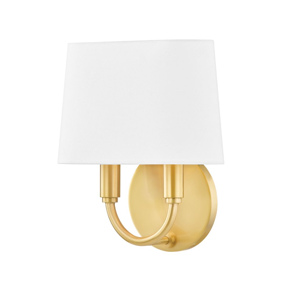Mitzi by Hudson Valley Lighting H497102-AGB 2 Light Wall Sconce in Aged Brass