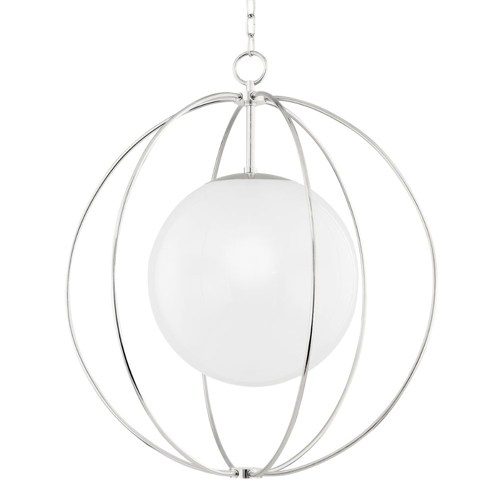 Mitzi by Hudson Valley Lighting H500701L 1 Light Large Pendant in Polished Nickel