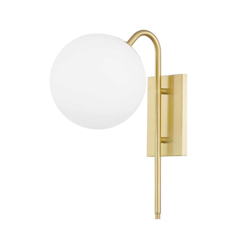 Mitzi by Hudson Valley Lighting H504101-AGB 1 Light Wall Sconce