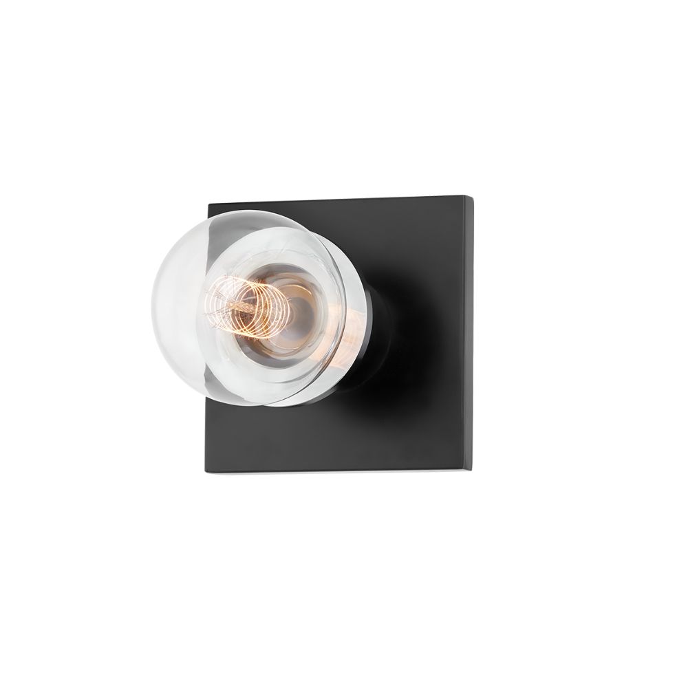 Mitzi by Hudson Valley Lighting H526301-PC/SBK 1 Light Bath & Vanity in Polished Chrome/soft Black