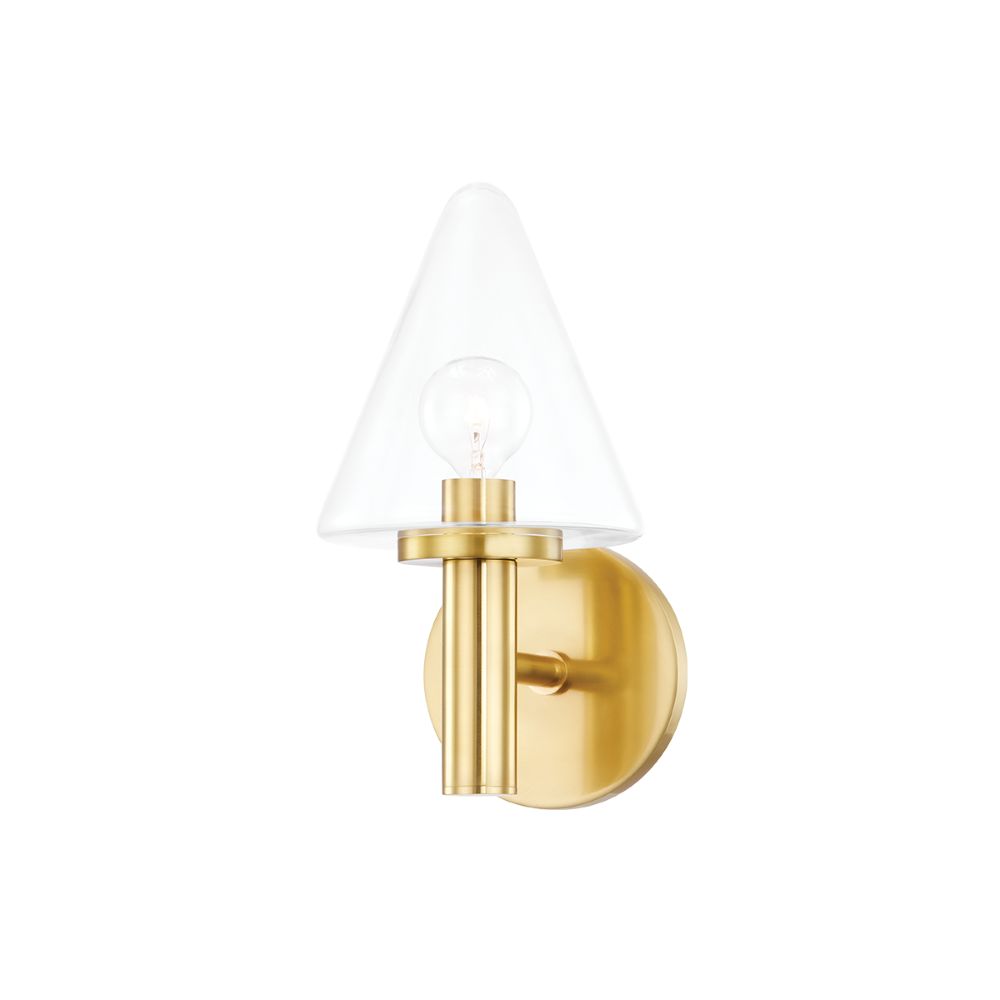 Mitzi by Hudson Valley Lighting H540301 1 Light Bath Bracket in Aged Brass