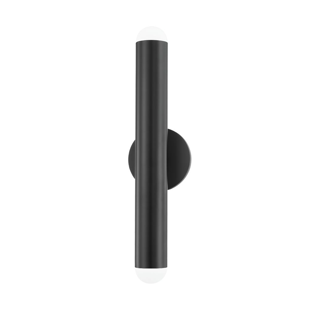 Mitzi by Hudson Valley Lighting H602102 2 Light Wall Sconce in Soft Black