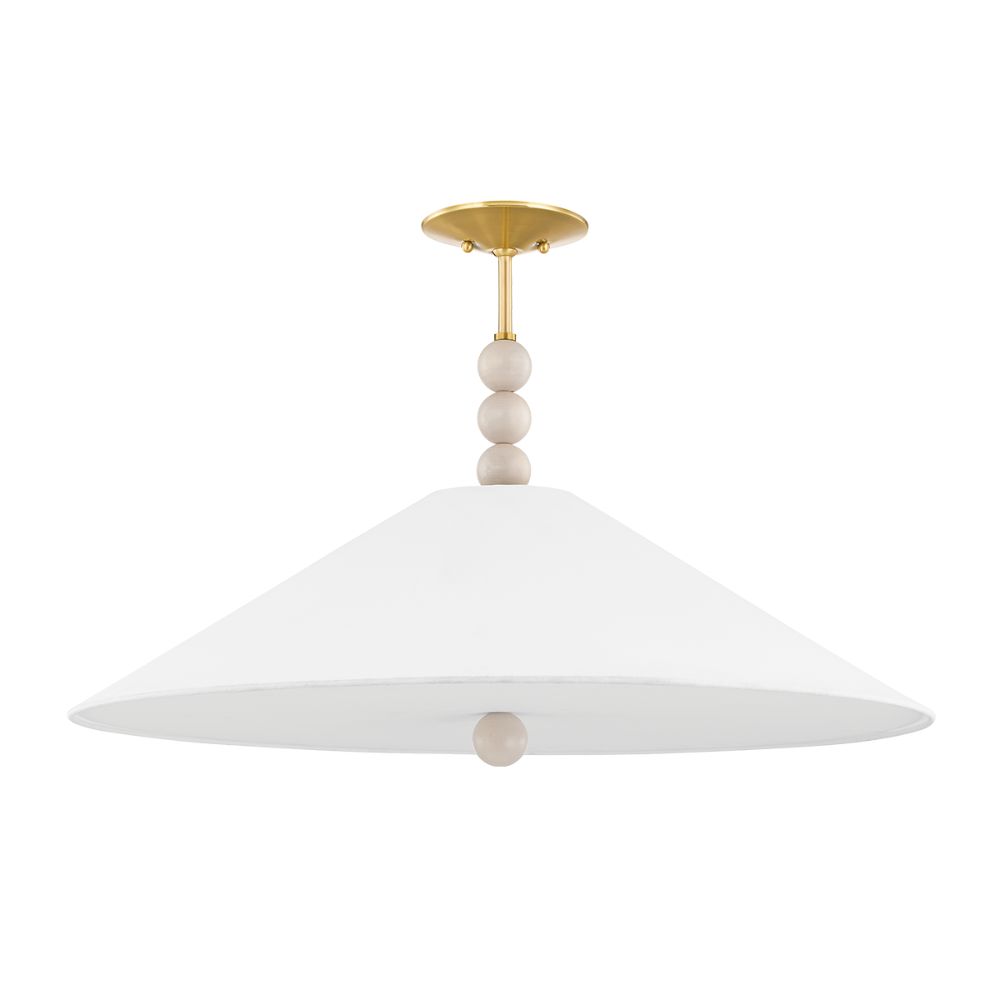 Mitzi by Hudson Valley H615703-AGB 3 Light Pendant in Aged Brass