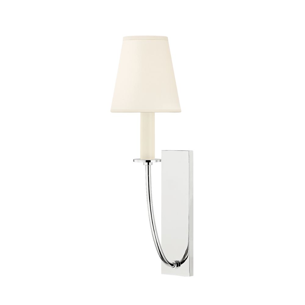 Mitzi by Hudson Valley H643101-PN 1 Light Wall Sconce in Polished Nickel