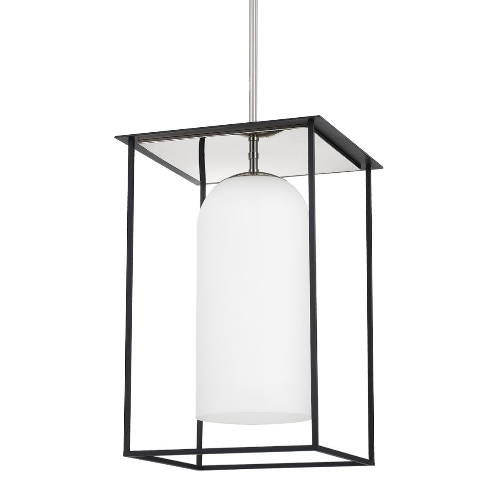 Mitzi by Hudson Valley H644701L-PN/TBK 1 Light Large Pendant in Polished Nickel