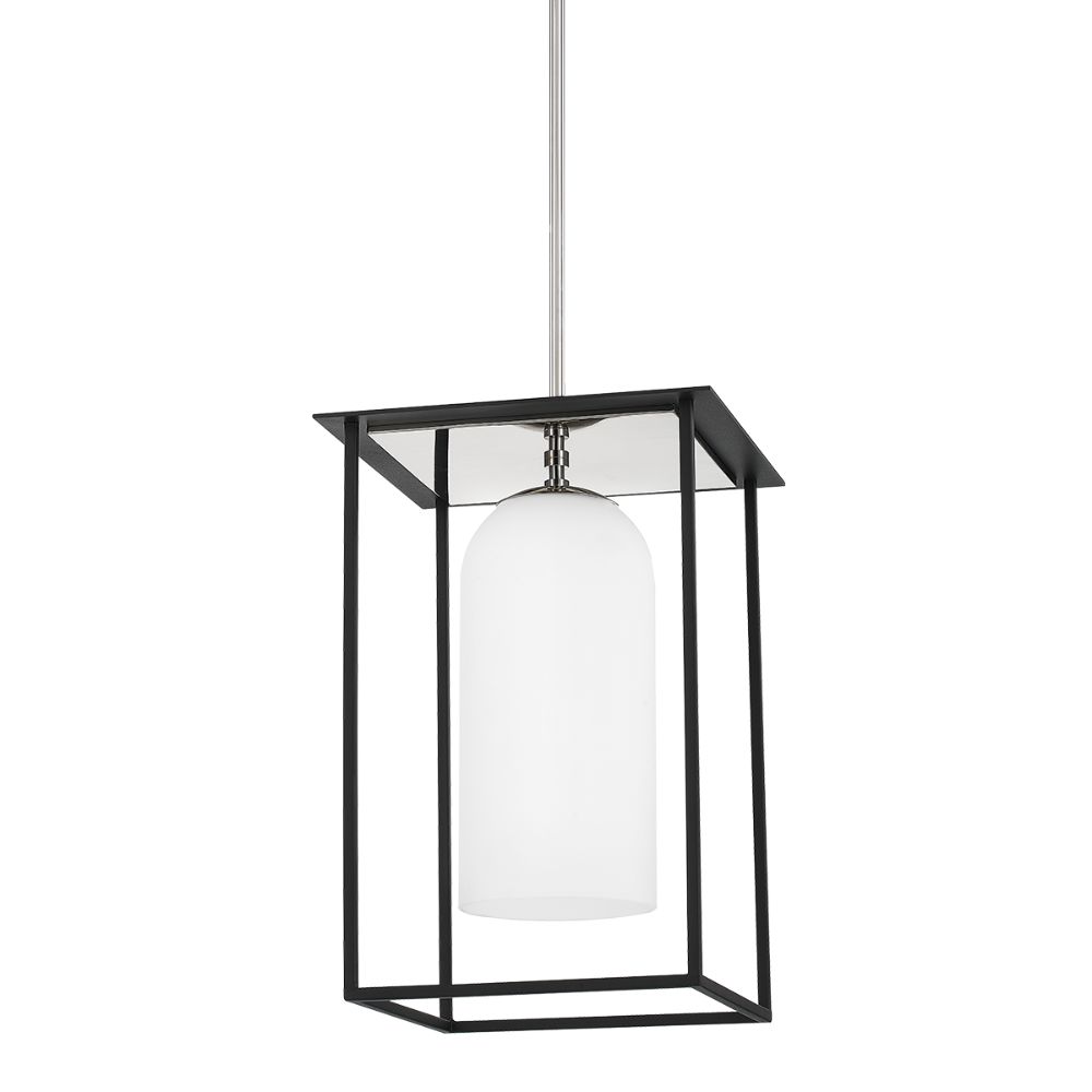 Mitzi by Hudson Valley H644701S-PN/TBK 1 Light Small Pendant in Polished Nickel