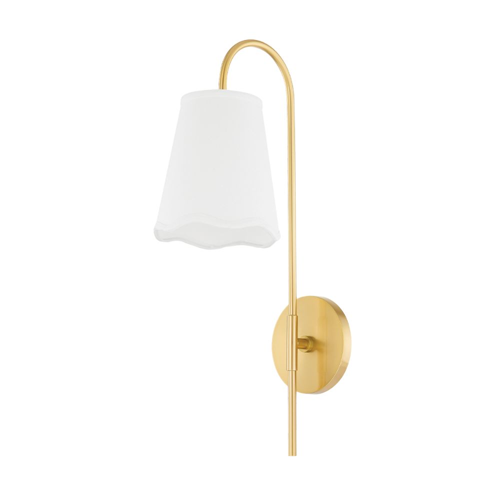 Mitzi H660101-AGB Dorothy 1 Light Wall Sconce in Aged Brass