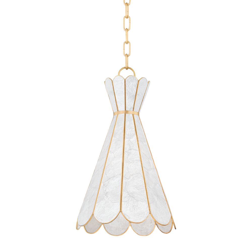 Mitzi by Hudson Valley H662701-AGB 1 Light Pendant in Aged Brass