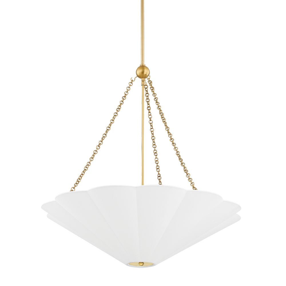Mitzi by Hudson Valley H676703-AGB 3 Light Pendant in Aged Brass