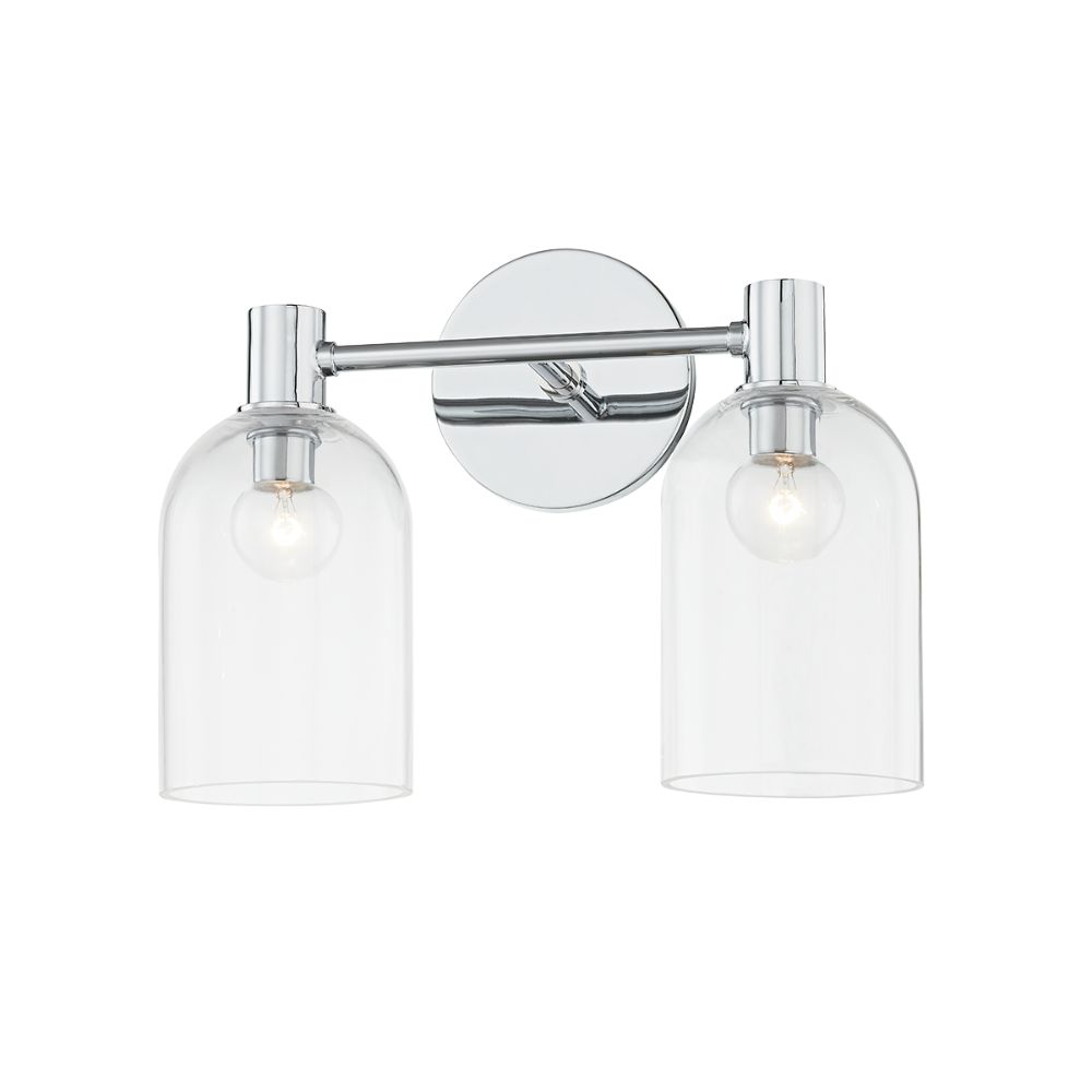Mitzi by Hudson Valley H678302-PC 2 Light Bath Sconce in Polished Chrome