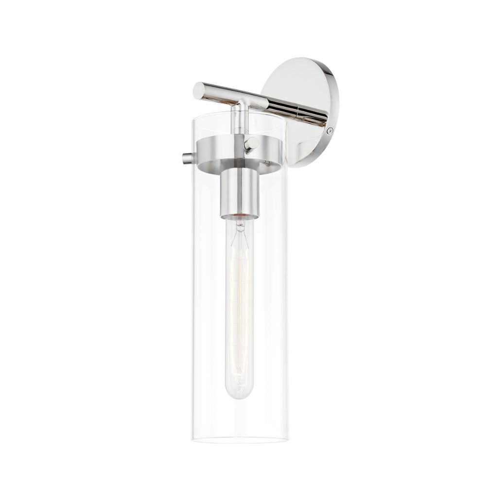 Mitzi H756101-PN Haisley 1 Light Wall Sconce in Polished Nickel