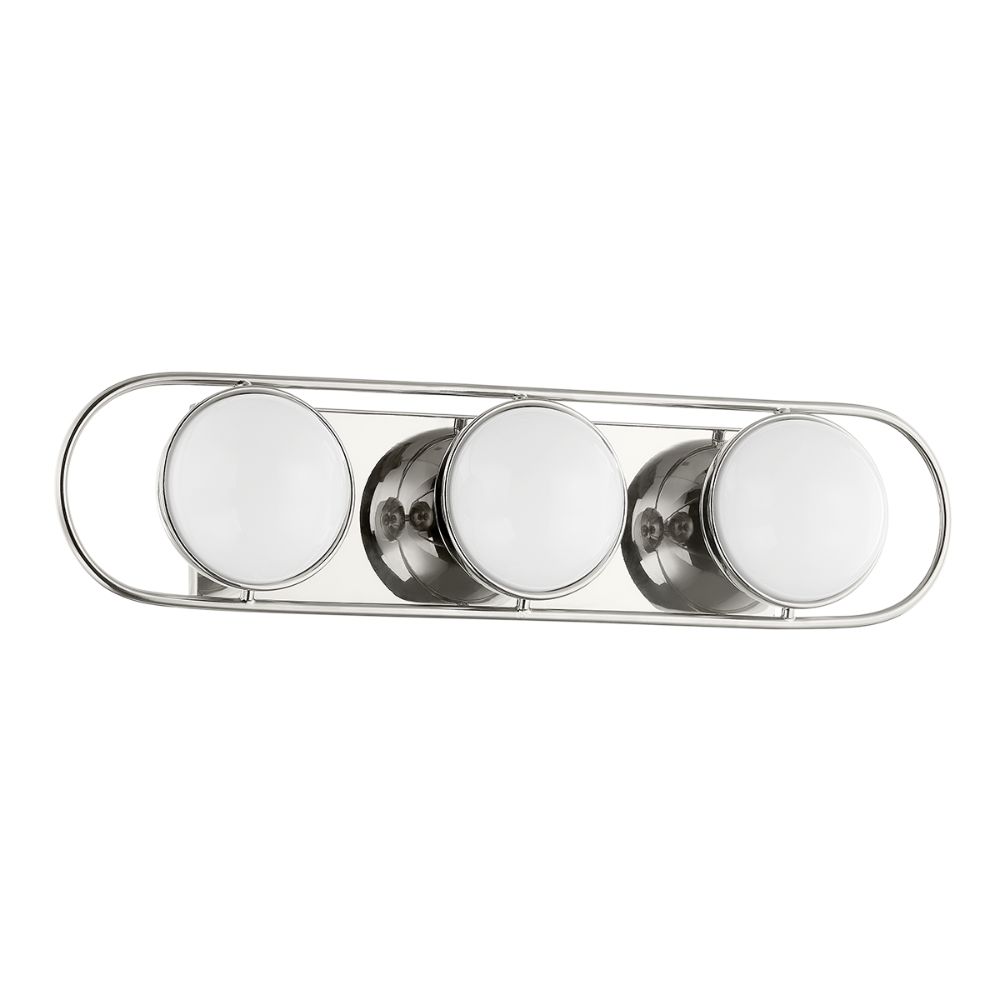 Mitzi by Hudson Valley H783303-PN 3 Light Bath Sconce in Polished Nickel