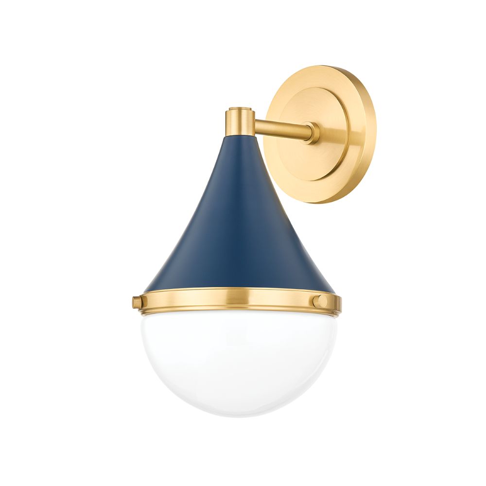 Mitzi by Hudson Valley H787101-AGB/SNY 1 Light Wall Sconce in Aged Brass