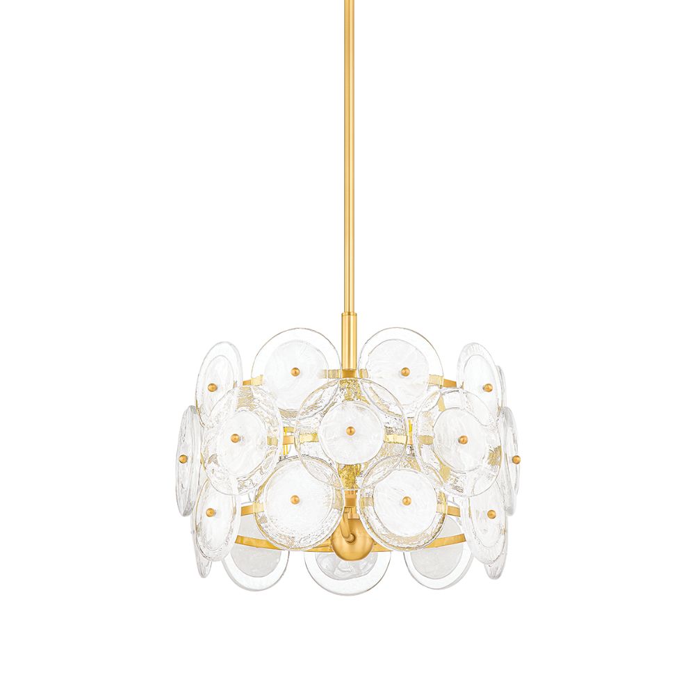 Mitzi by Hudson Valley H810703-AGB 3 Light Pendant in Aged Brass