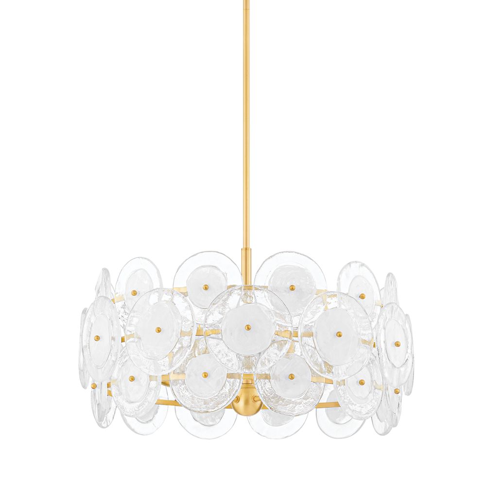 Mitzi by Hudson Valley H810705-AGB 5 Light Chandelier in Aged Brass