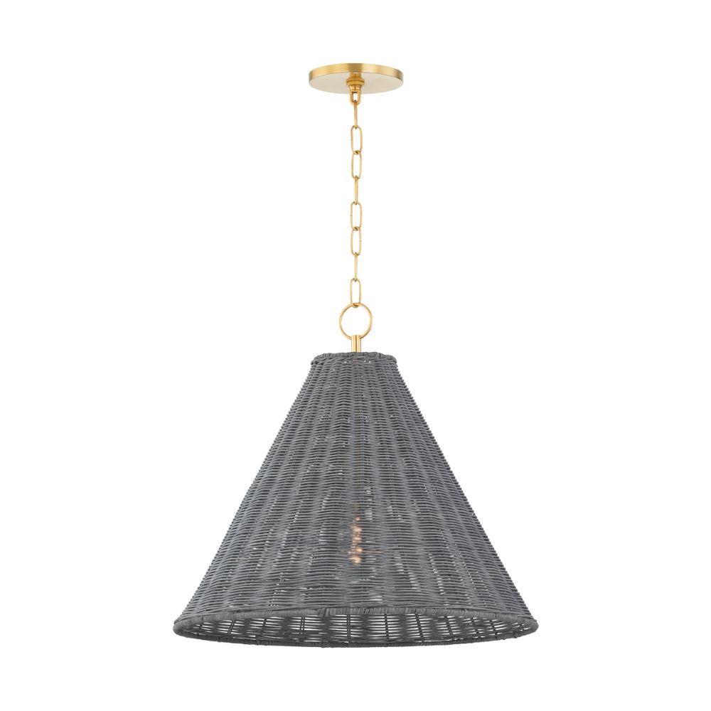 Mitzi by Hudson Valley H825701-AGB Destiny Pendant in Aged Brass