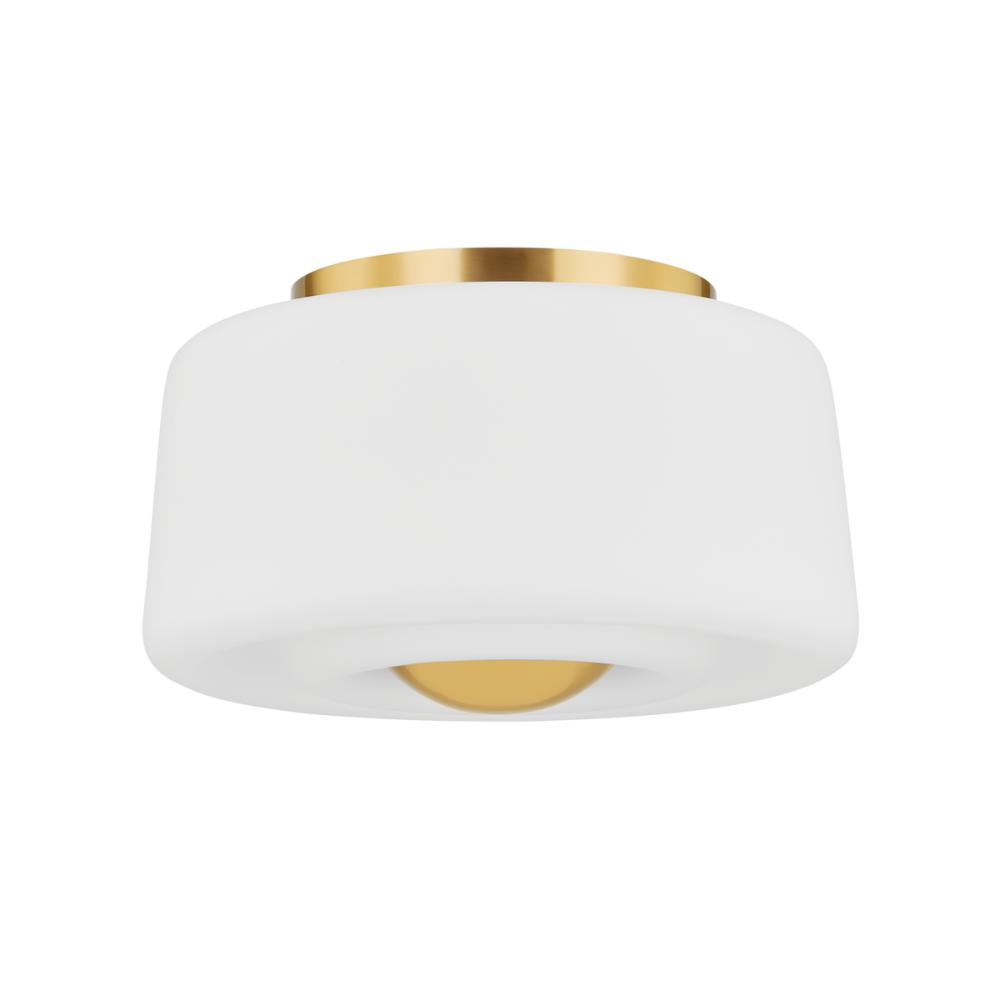 Mitzi by Hudson Valley H837502-AGB Ciela Flush Mount in Aged Brass