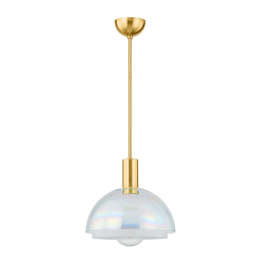 Mitzi by Hudson Valley H844701-AGB Modena Pendant in Aged Brass