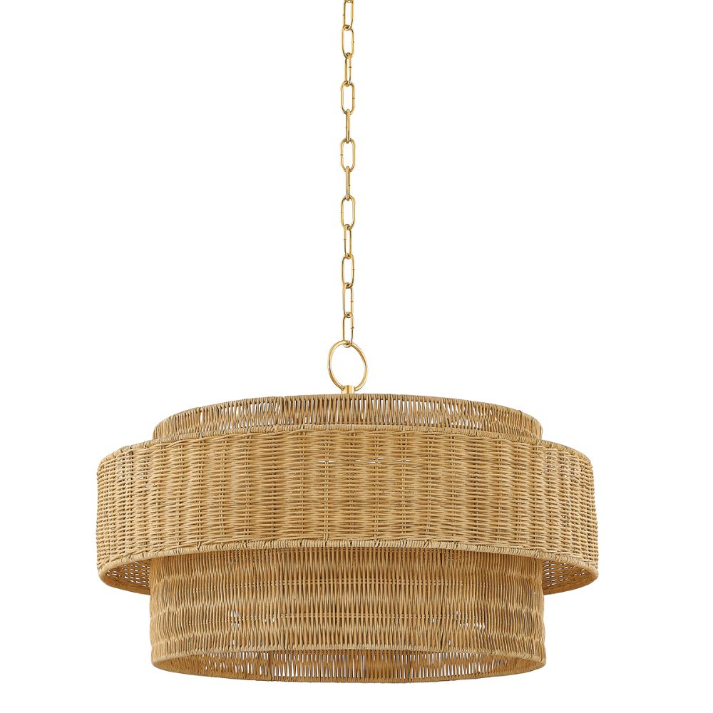 Mitzi by Hudson Valley H854704-AGB Danica Pendant in Aged Brass