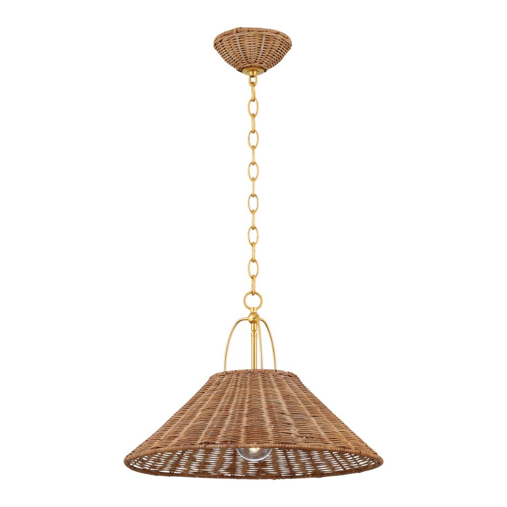 Mitzi by Hudson Valley H894701S-AGB Davida Pendant in Aged Brass