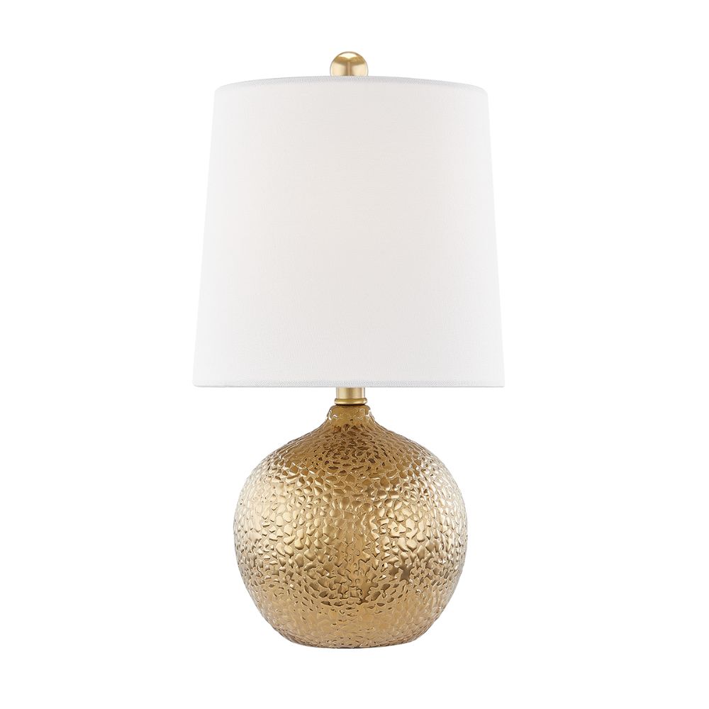 Mitzi by Hudson Valley Lighting HL364201-GD Heather Gold 1 Light Table Lamp