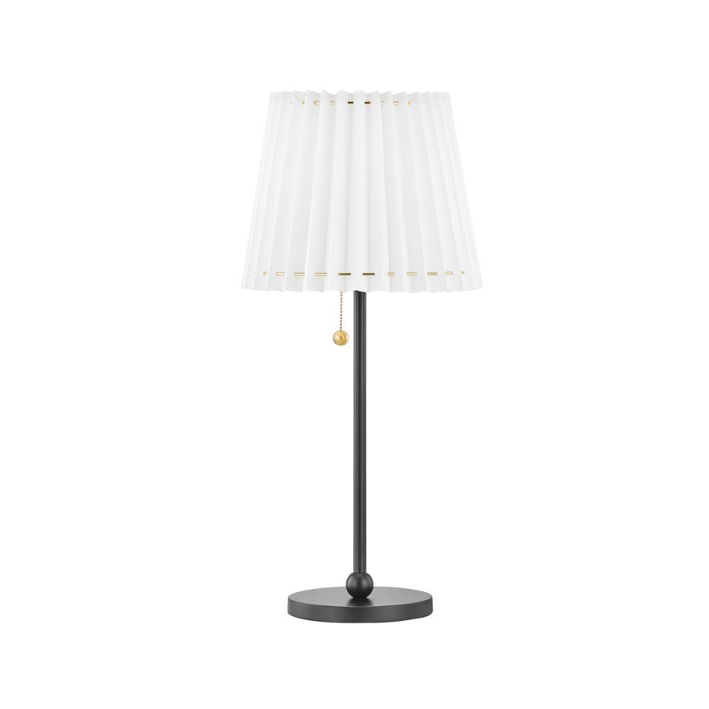 Mitzi by Hudson Valley Lighting HL476201 1 Light Table Lamp in Soft Black