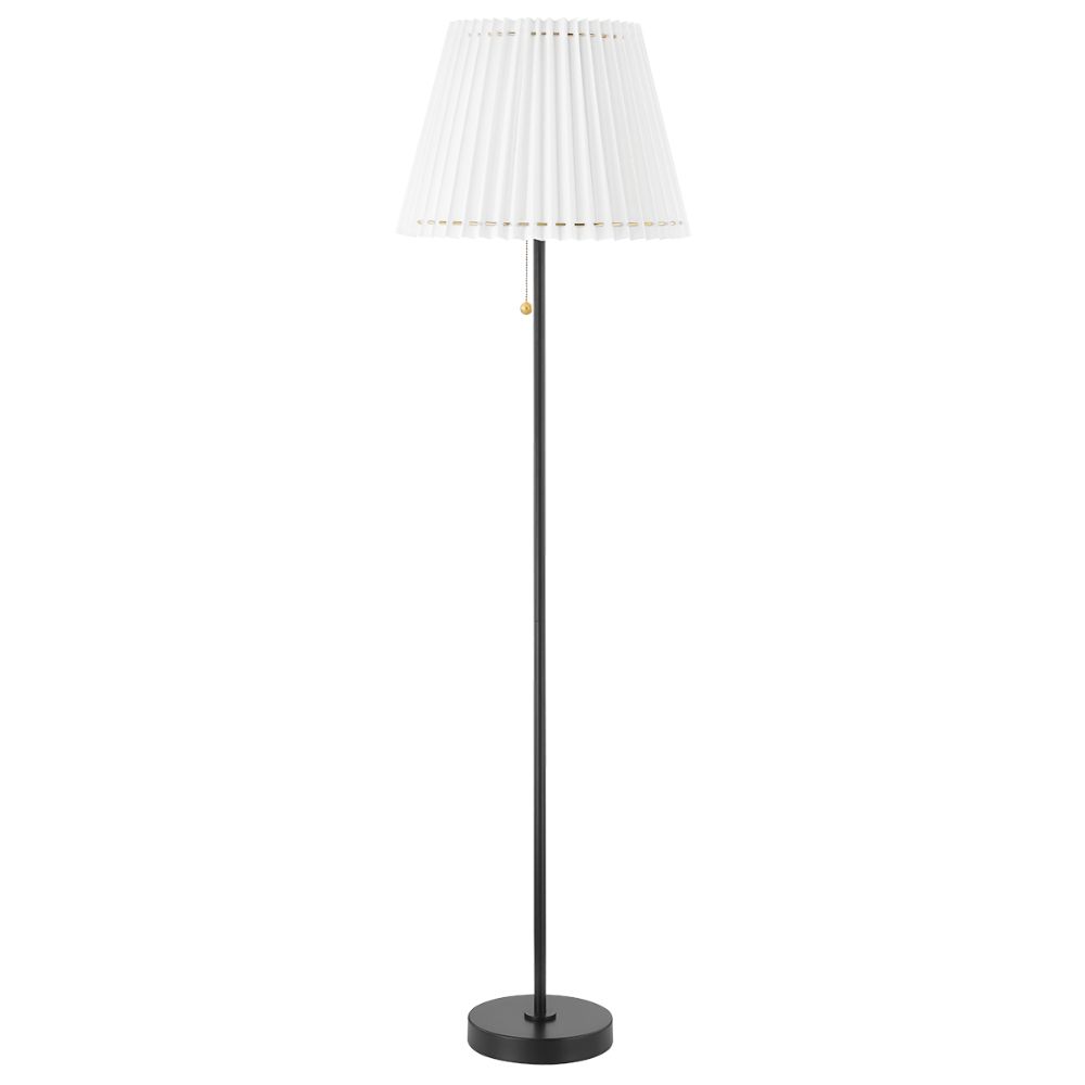 Mitzi by Hudson Valley Lighting HL476401 1 Light Floor Lamp in Soft Black