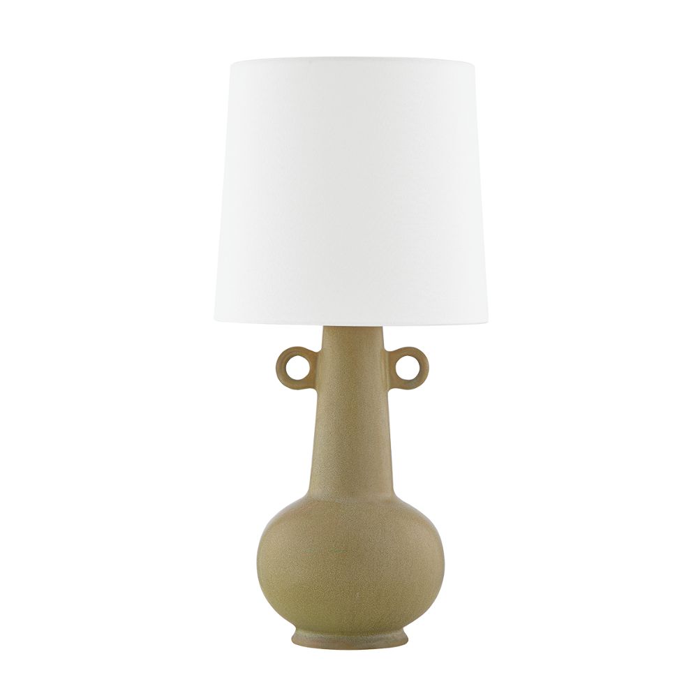 Mitzi HL613201A-AGB/CRO Rikki 1 Light Table Lamp in Aged Brass