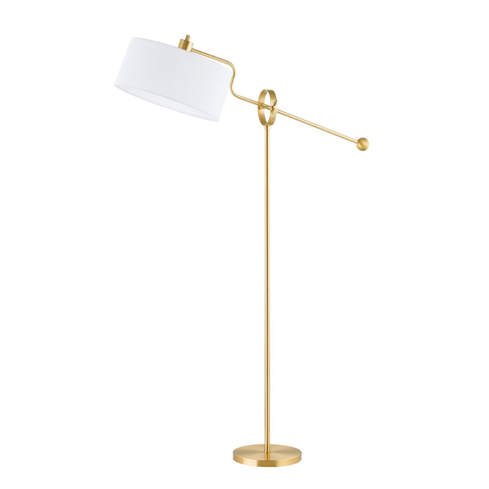 Mitzi HL744401-AGB Libby 1 Light Floor Lamp in Aged Brass