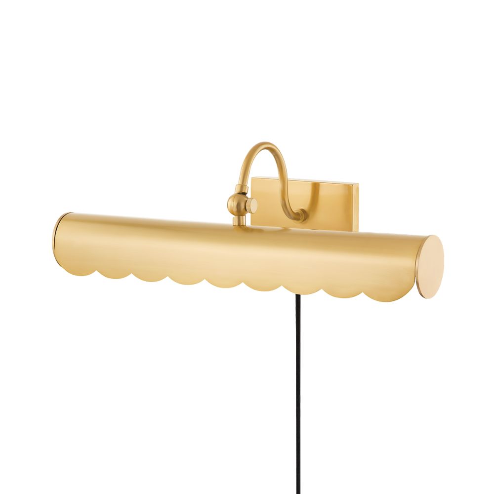 Mitzi by Hudson Valley Lighting HL762102M-AGB FIFI Picture Light in Aged Brass