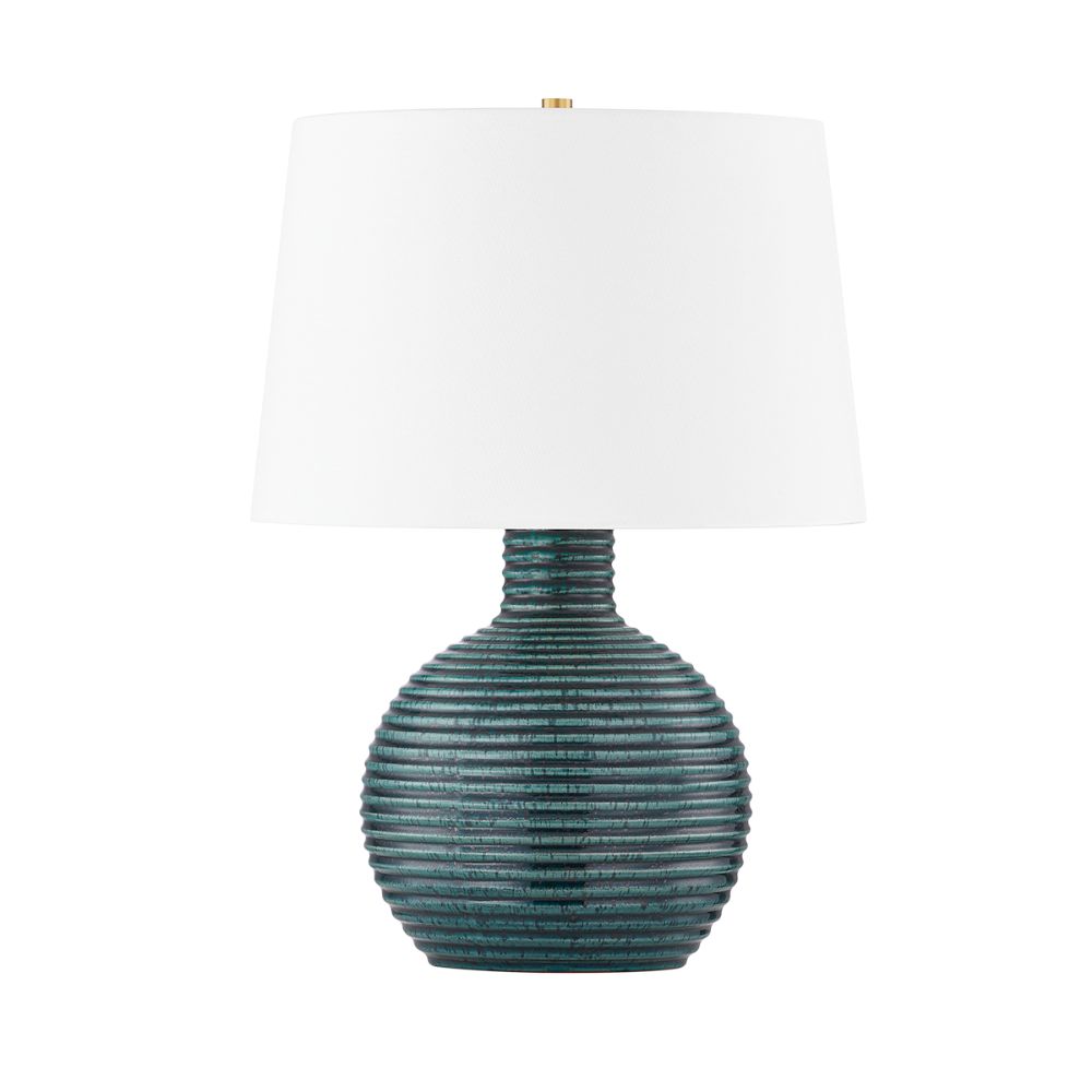 Mitzi by Hudson Valley HL815201-AGB 1 Light Table Lamp in Aged Brass