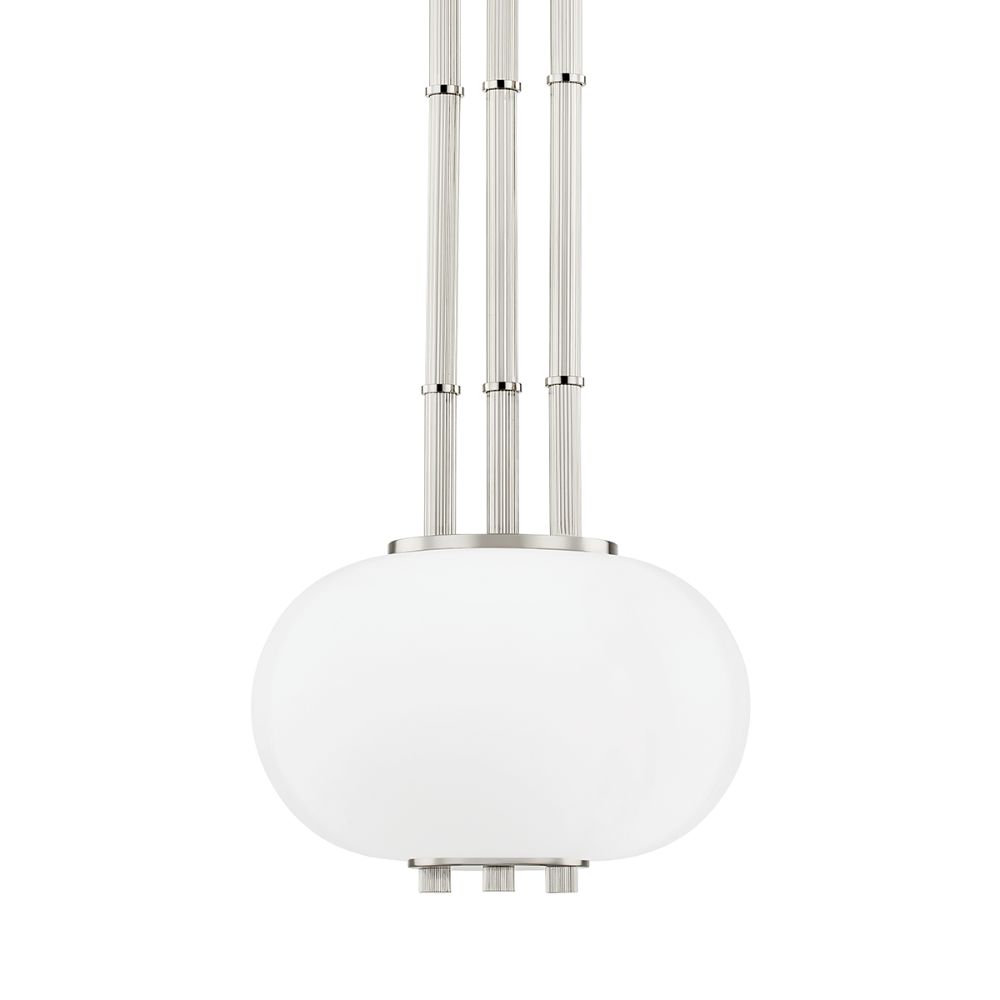 Hudson Valley KBS1356701A-BN Palisade 1 Light Small Pendant in 0