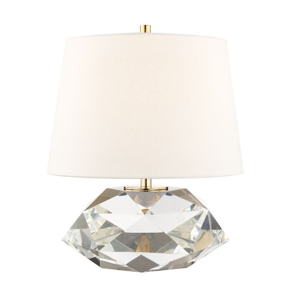 Hudson Valley L1038-AGB Henley 1 Light Large Table Lamp in Aged Brass