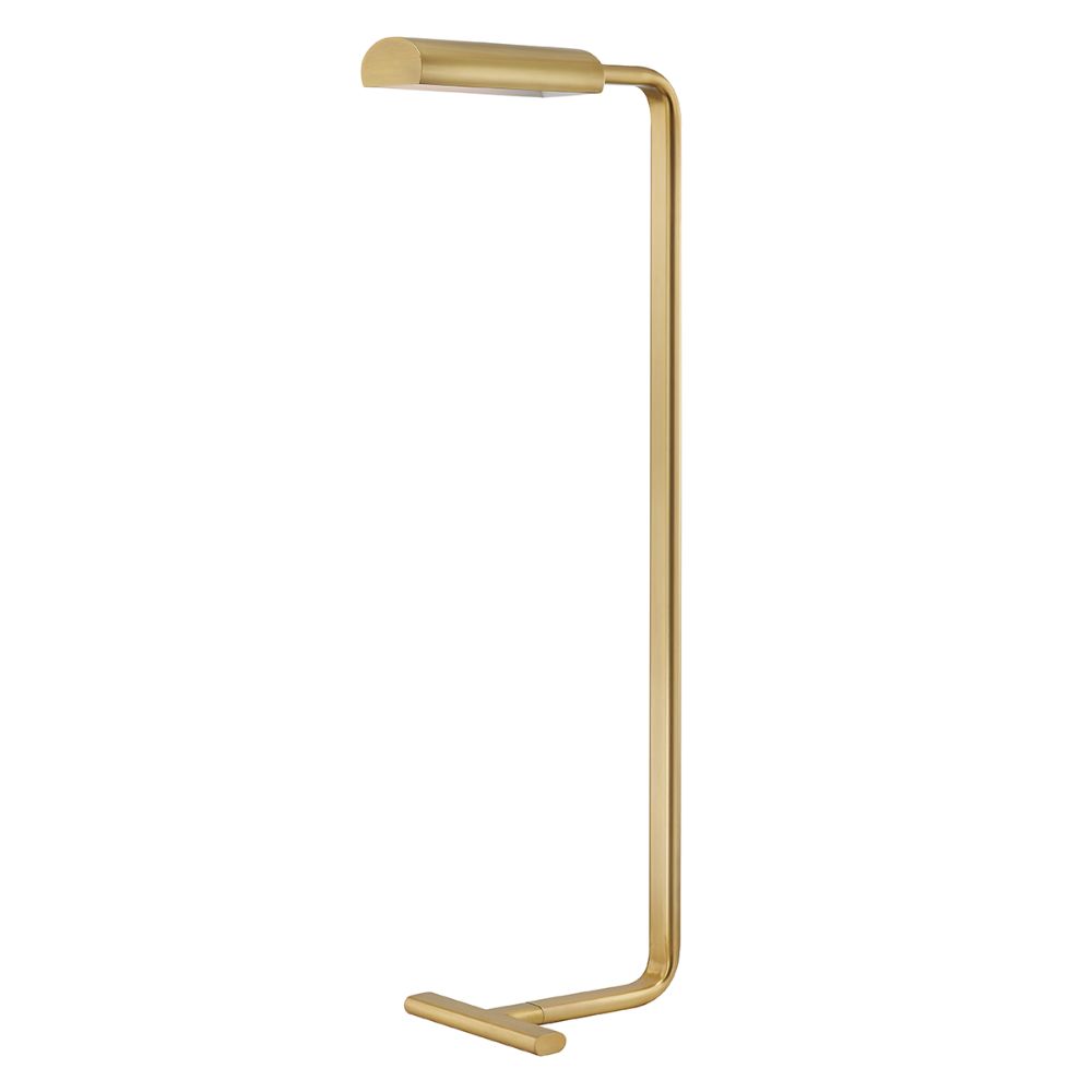 Hudson Valley L1518-AGB Renwick 1 Light Floor Lamp in Aged Brass