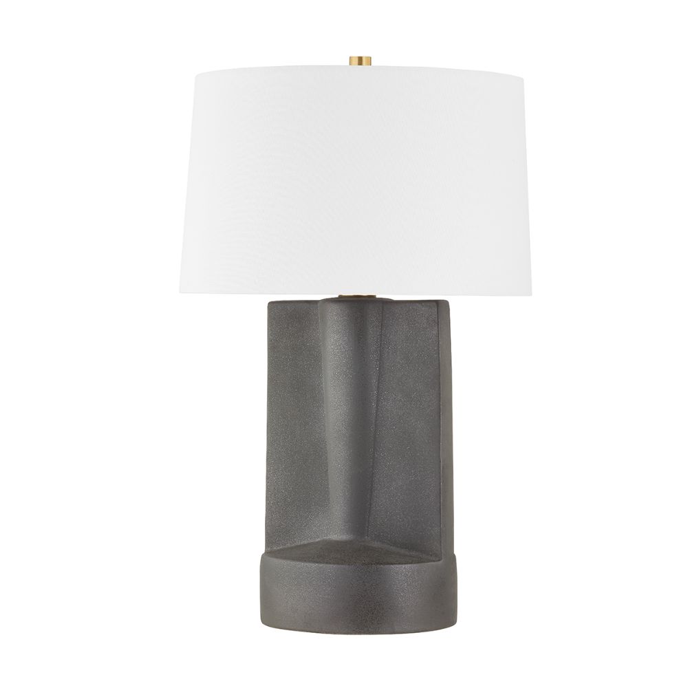 Hudson Valley L1688-AGB/CTG 1 Light Table Lamp in Aged Brass