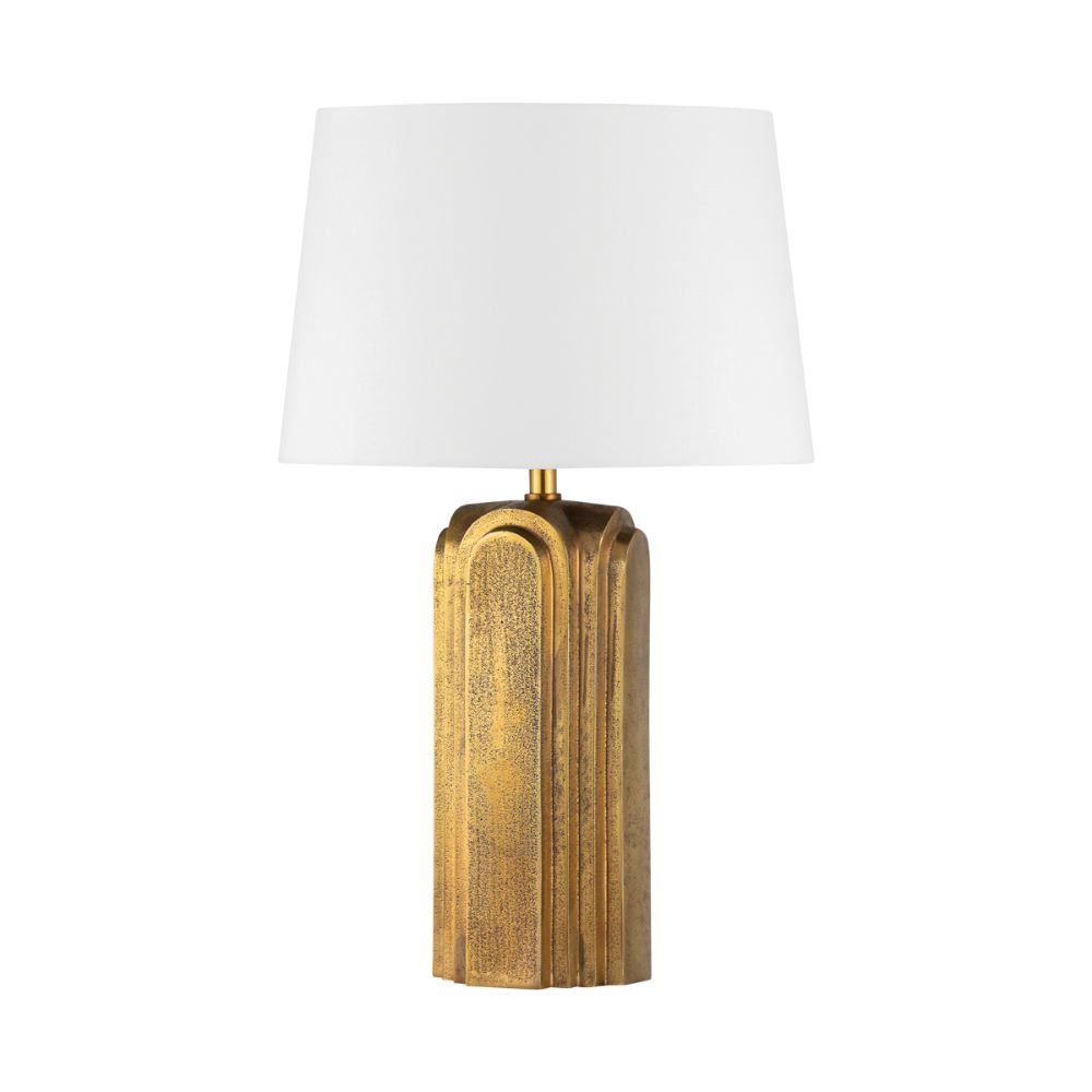 Hudson Valley Lighting L1911-AGB Bergman Table Lamp in Aged Brass